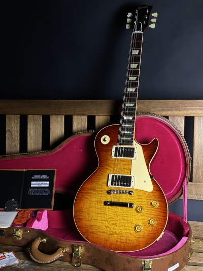 Gibson Custom 2022 Wildwood Specs 59 les Paul Gloss Slow Iced Tea Fade